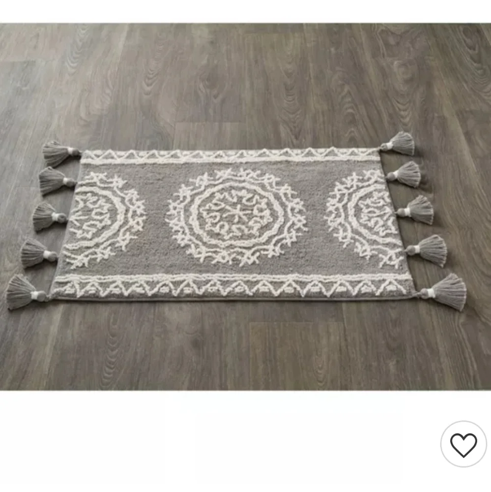 Medallia Bath Rug Gray - SKL Home